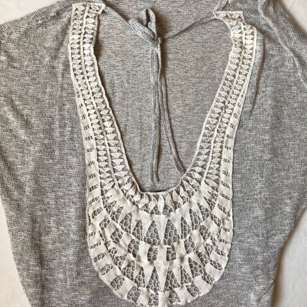 Knit Open-Back Sweater